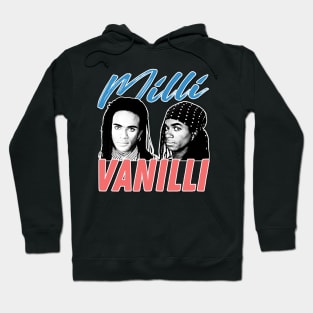 Milli Vanilli - Vintage Look Design Tribute Hoodie